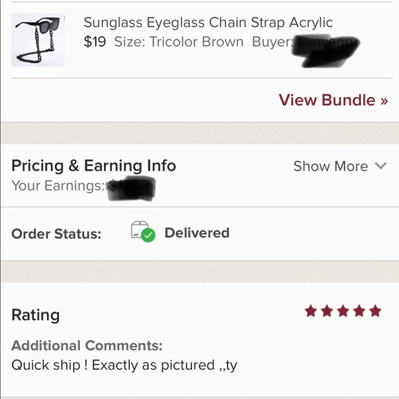 Sunglass Eyeglass Chain Strap Acrylic - Picture 10 of 13